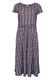 Kleid Malind flower vine - navy