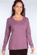 Langarmshirt Adisella - plum
