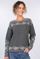 Strickpullover Flekka - grey