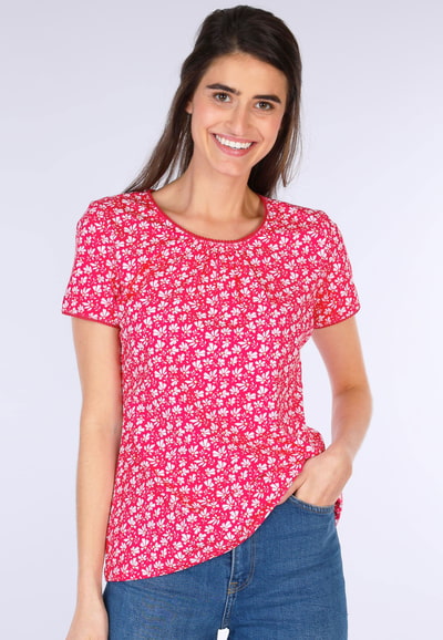 T-Shirt Camille flower  - azalea