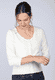 Strickjacke Liselotte  - ivory