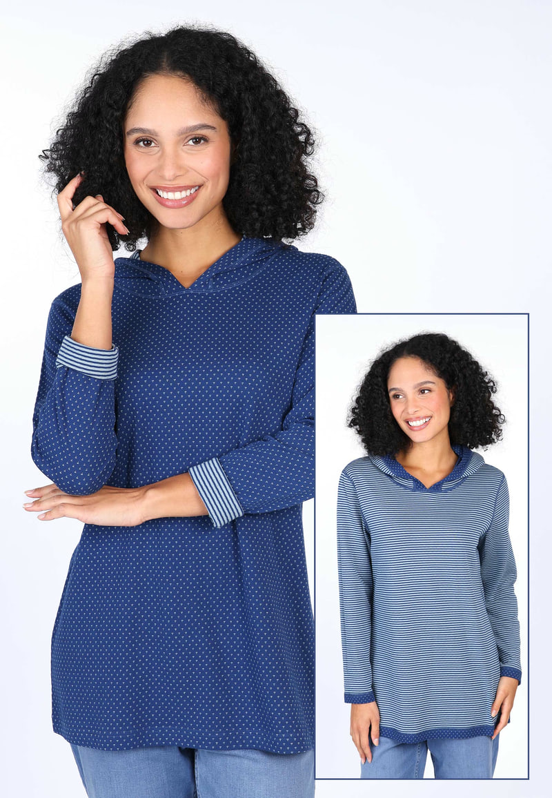 Wendepullover Heidita Mini - indigo
