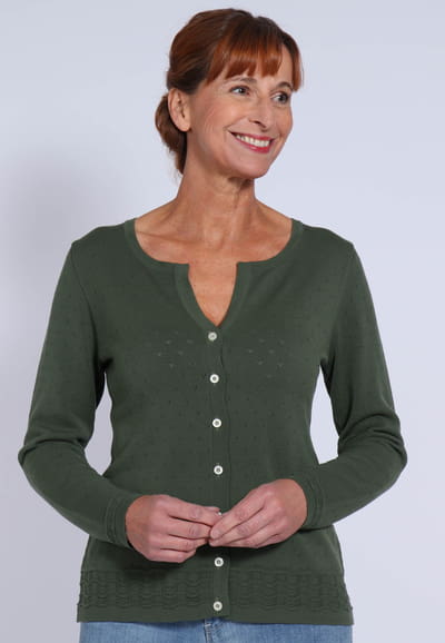 Strickjacke Bibi - thyme