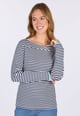 Langarmshirt Kajsa stripes - navy