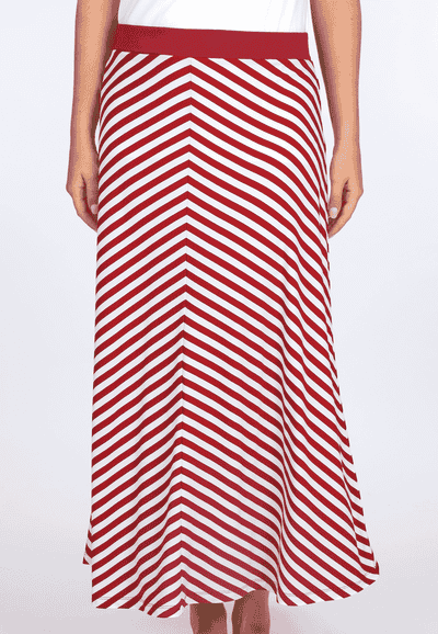 Rock Grynella stripes  - red