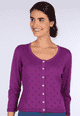 Strickjacke Liselotte daisy - orchid