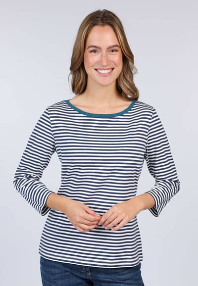 3/4-Arm-Shirt Daria  - navy
