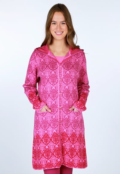 Strickmantel Glorya - raspberry