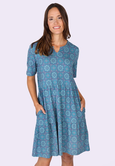 Kleid Ivetana  - ocean