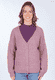 Strickjacke Jule  - dusty orchid