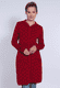 knitted cardigan Glory - burgundy