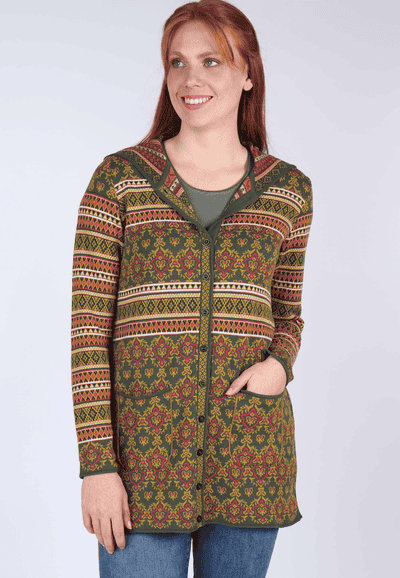 Strickmantel Karlie royal - thyme