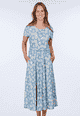 Kleid Malind poppy - swedish blue