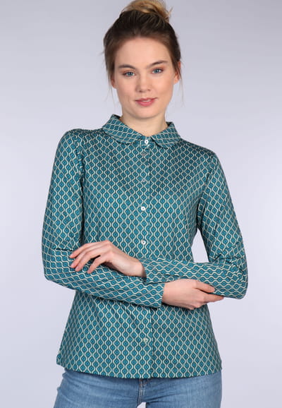 Bluse Eltje - deep ocean