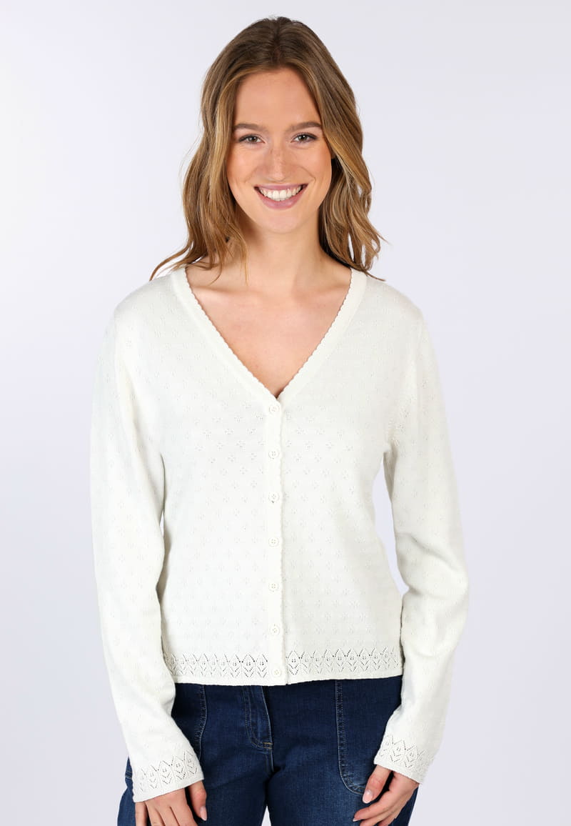Strickjacke Amily  - ivory