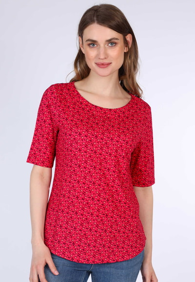 T-Shirt Nini flower field  - azalea