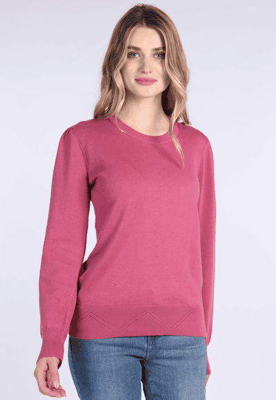 Strickpullover Alba - rose wine