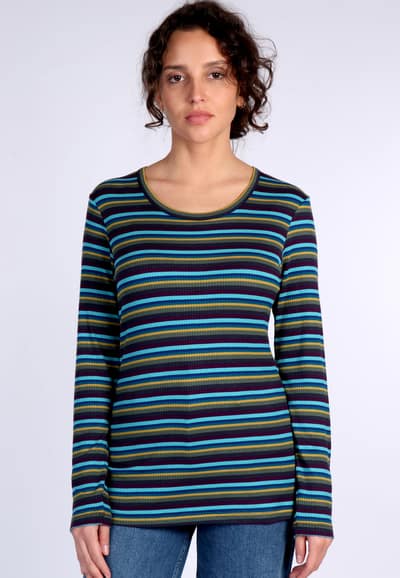 Langarmshirt Vany  - navy