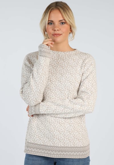 Strickpullover Dorit nordic - sand