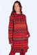 Strickmantel Iloina - red