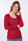 Langarmshirt Malin - cerise