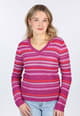 Strickpullover Birtha - rubin