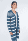 Strickmantel Jonta - denim