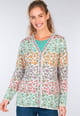 Strickjacke Christi millefleur - ivory