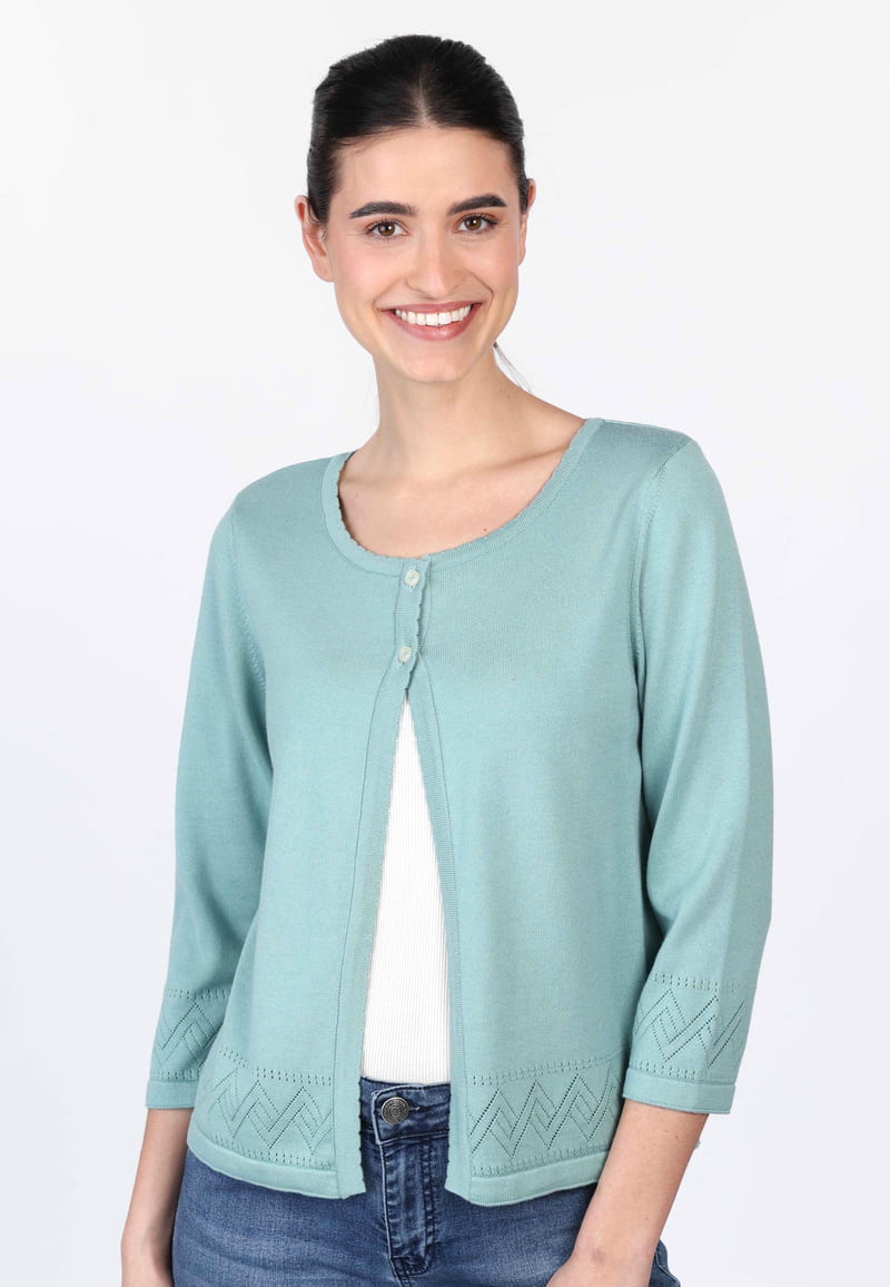 Strickjacke Samira - turquoise
