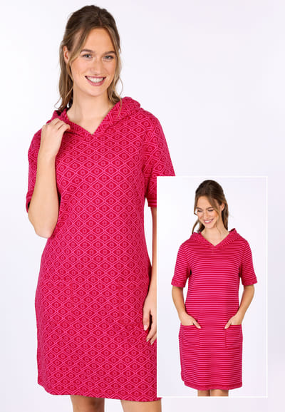 Wendekleid Tiraja - cerise