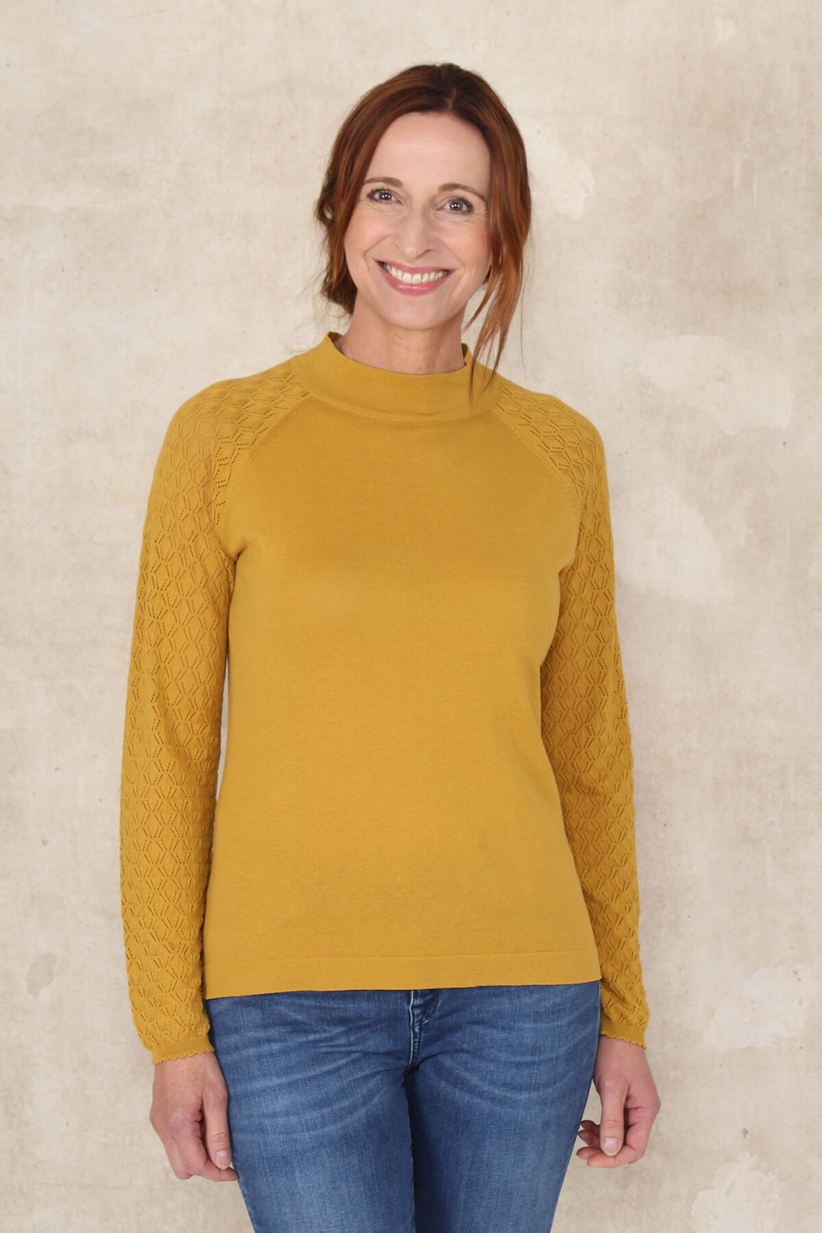 Strickpullover Aenna - golden spice