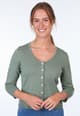 Strickjacke Liselotte - salbei