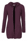 Strickjacke Uta  - deep purple