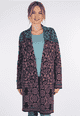 Strickmantel Birka flower - navy