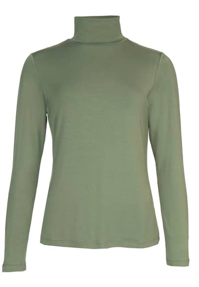 Rollkragenshirt Adaa - olive