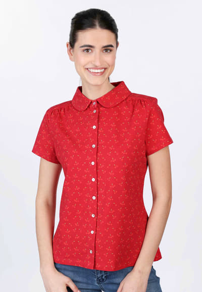 Bluse Andy Cherry  - rubin