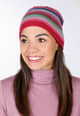 Strickmütze Hella Multi  - rubin