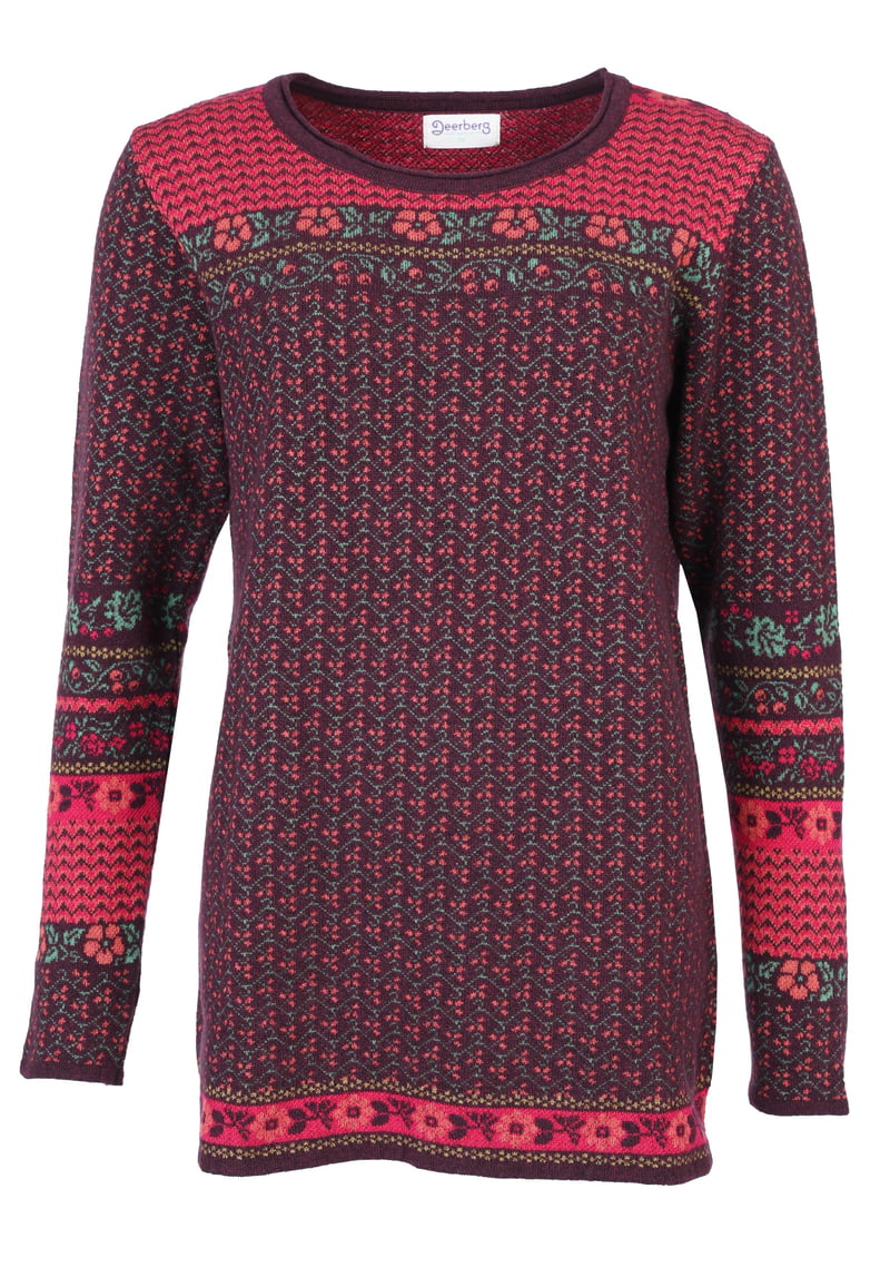 Strickpullover Lupina dark grape at Scandic Fashion Online Shop