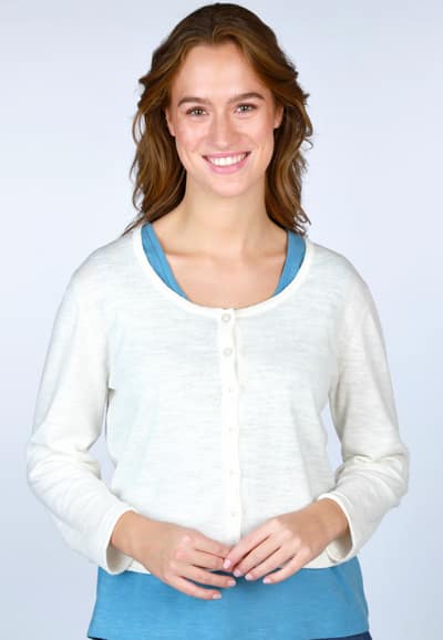 Strickjacke Lisella - ivory