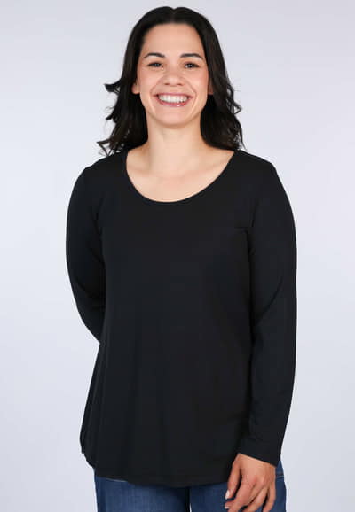Langarmshirt Bilima  - black