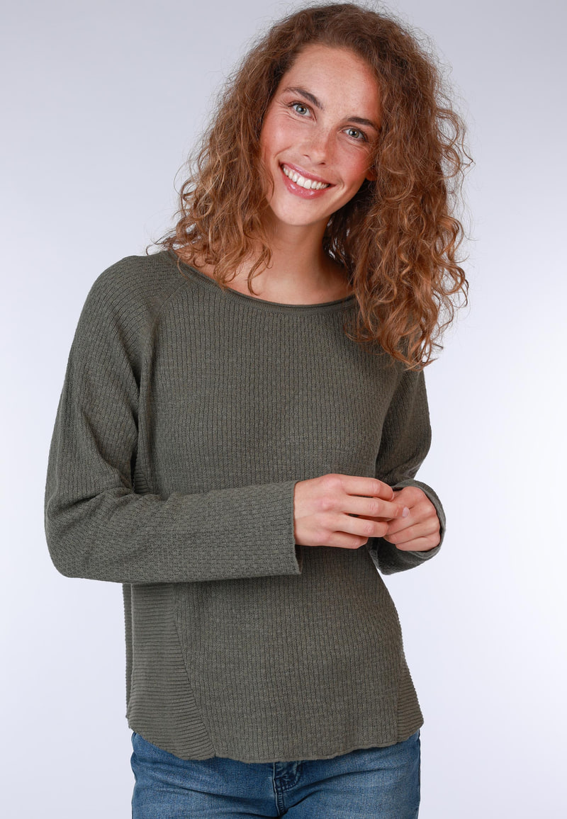 Strickpullover Milla - olive