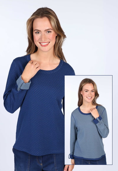 Wendepullover Kariana Mini  - indigo