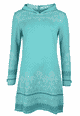 Strickkleid Helle Langli - smaragd
