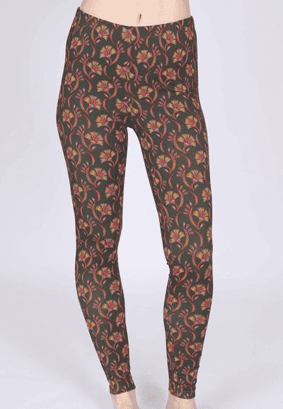 Leggings Thais flower dance - thyme
