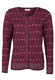 Strickjacke Renee damast  - plum