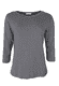3/4-Arm-Shirt Pitta stripe  - washed black