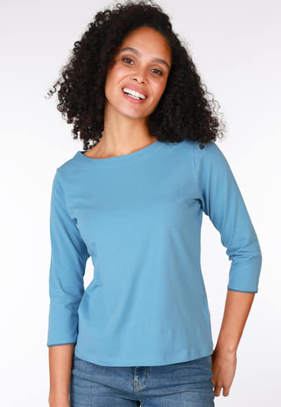 Shirt Merel - swedish blue