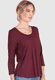 Langarmshirt Malyara  - dark grape