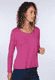 Langarmshirt Philia - raspberry