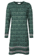 Strickkleid Suri damast  - bottle green